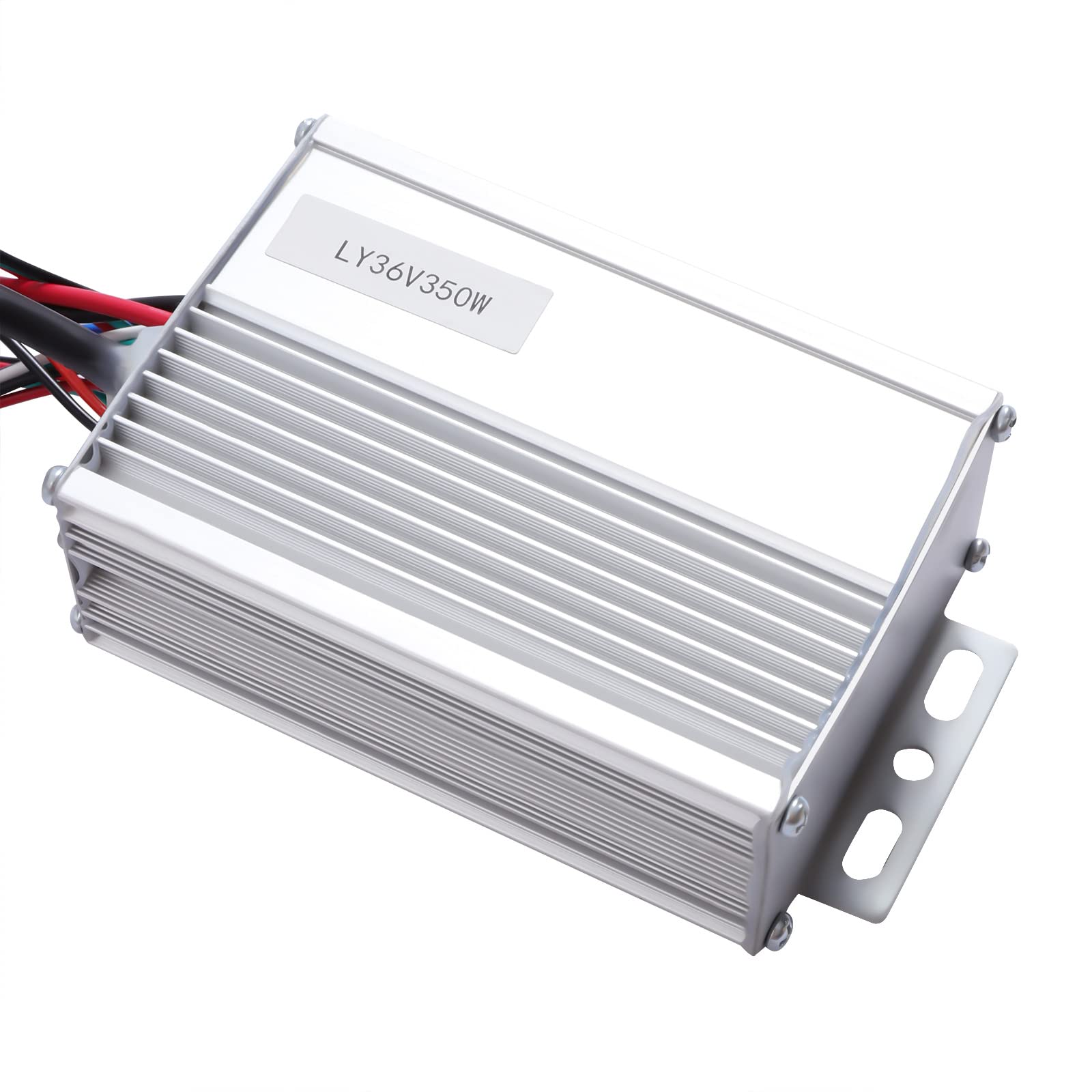 Zestaw do konwersji rowerów elektrycznych z silnikiem przednim 36 V, 500 W, 20", 20", czarny, z wyświetlaczem LCD, wbudowanym kontrolerem, PAS Ebike zestaw do konwersji roweru elektrycznego