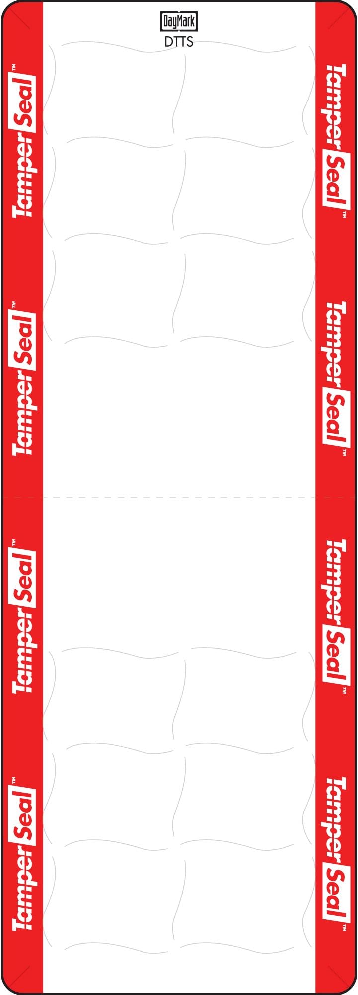 IT118676 Tamper-Evident Direct Thermal Label, 2.2" x 6" (Roll of 350), Red/White
