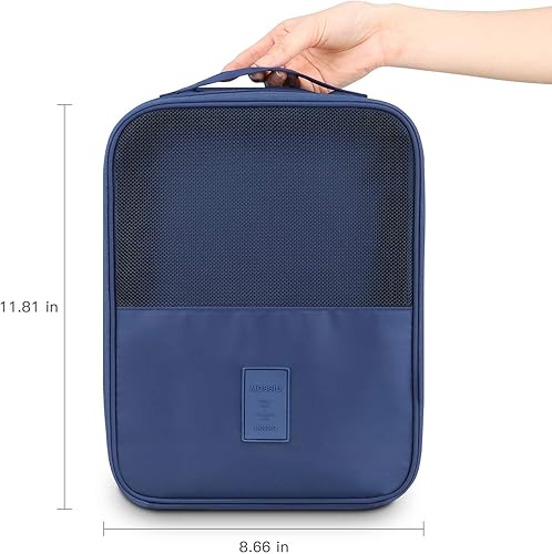 Miniatura 2 de Mossio - Bolsa de almacenamiento para zapatos, con capacidad para 3pares de zapatos, para viajar y para uso diario.