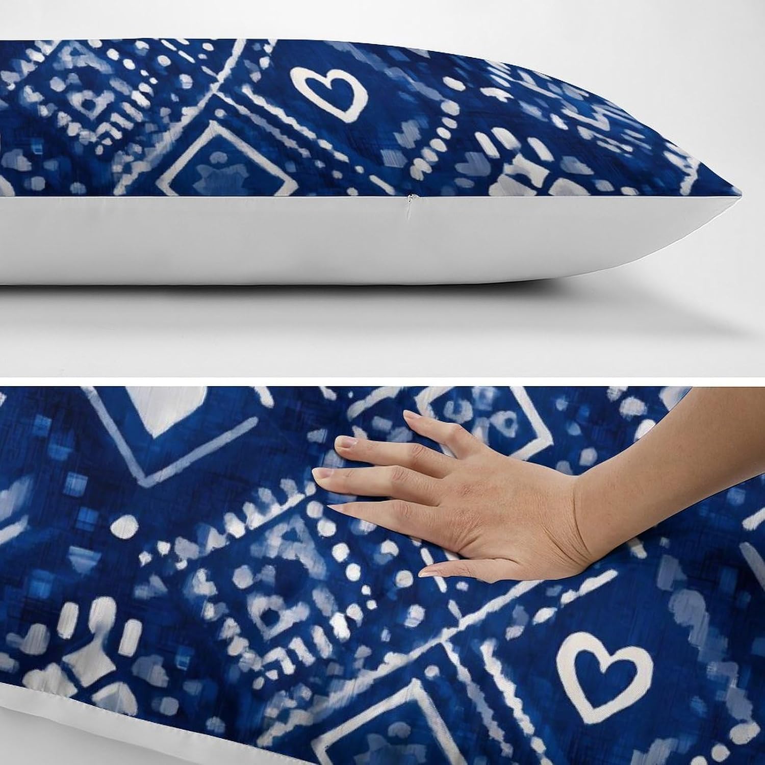 Traditional Ethnic Tribal Body Pillow Cover Long Cushion 18.9x53.1 Inch | pillowcase,bed decor,farmhouse,sofa