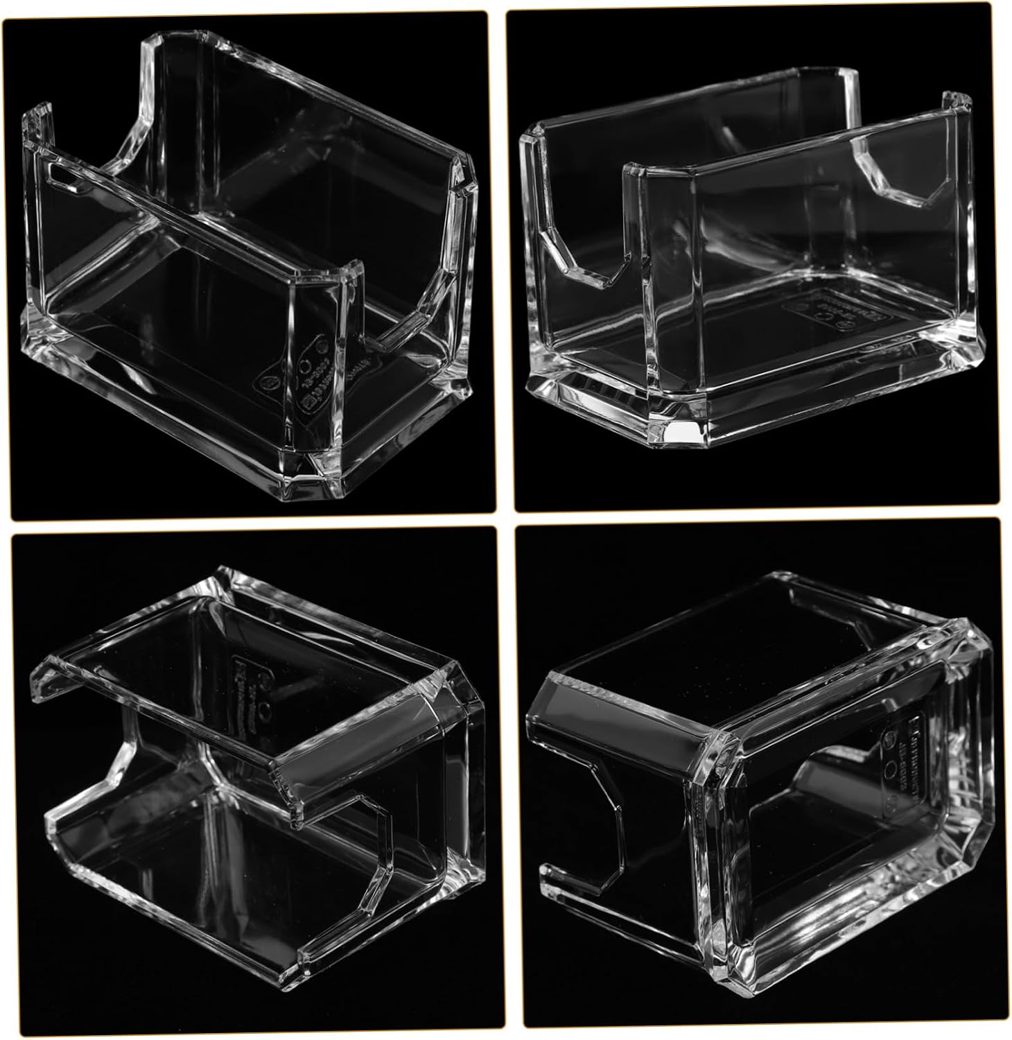 Acrylic Tea Bag Box Organizer for Coffee Sugar Packets Small