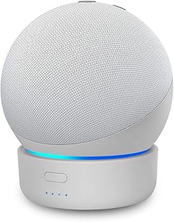 Dot 4th/5th Generation Battery Base (Dot 4&5 not Included) Dot Battery Base Accessories,Power Supply 6 Hours playtime, White