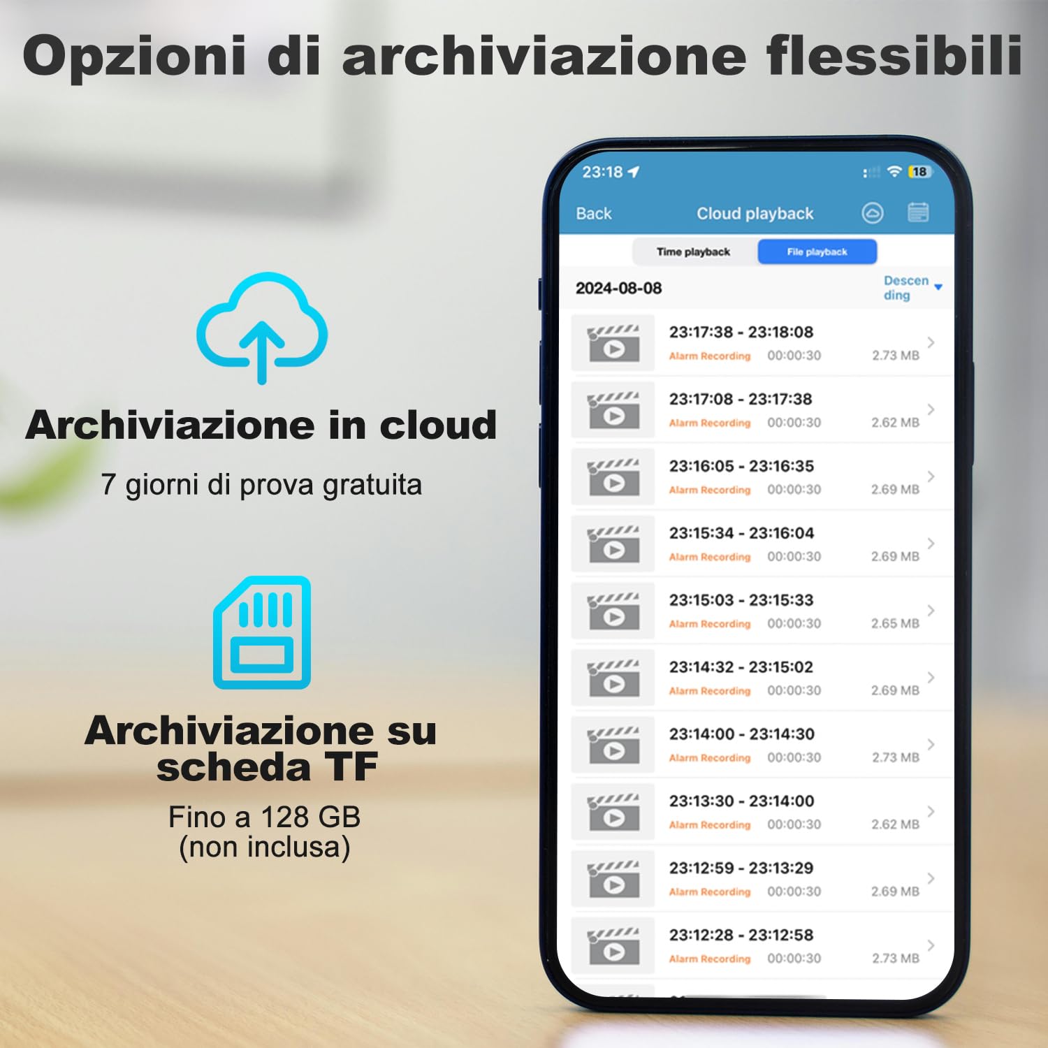 GENBOLT Telecamera Wi-Fi Esterno, Videocamera Sorveglianza a Doppia Lente | 2,4/5GHz, Rilevamento e Tracciamento di Persone, PTZ, Registrazione 24/7, Audio Bidirezionale, Visione Notturna a Colori,IP66