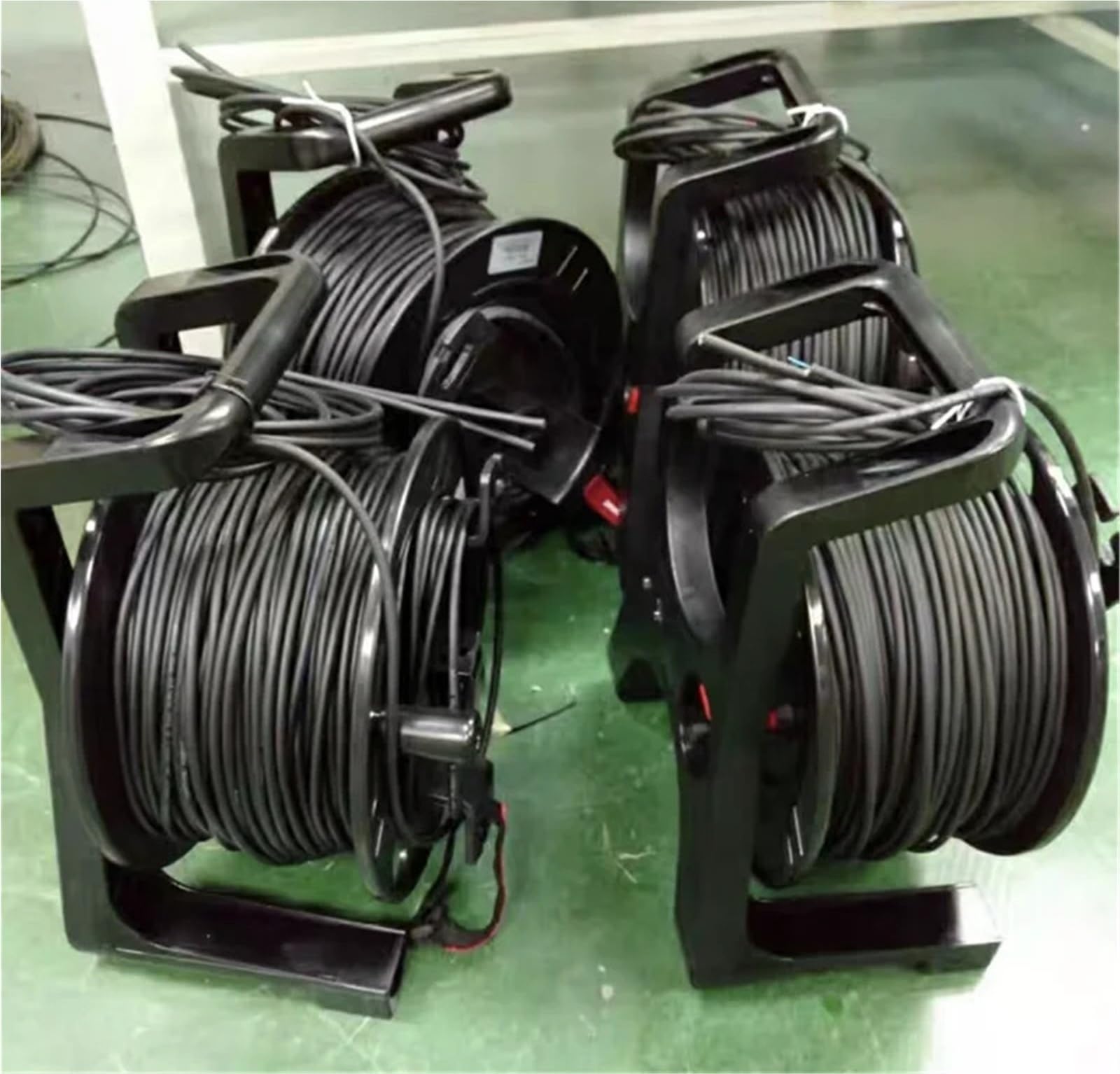 Patchcord in Fibra Ottica corazzata TPU LC-LC 8C da 500 m con Bobina a Tamburo PCD380 8 Core SM LSZH 5 mm monomodale Impermeabile for Esterni(500m LSZH FC-FC)