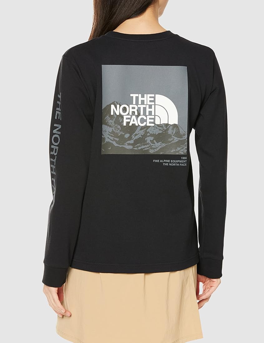 黒 桜古典 THE NORTH FACE ザノースフェイス 長袖 グラフィック UV