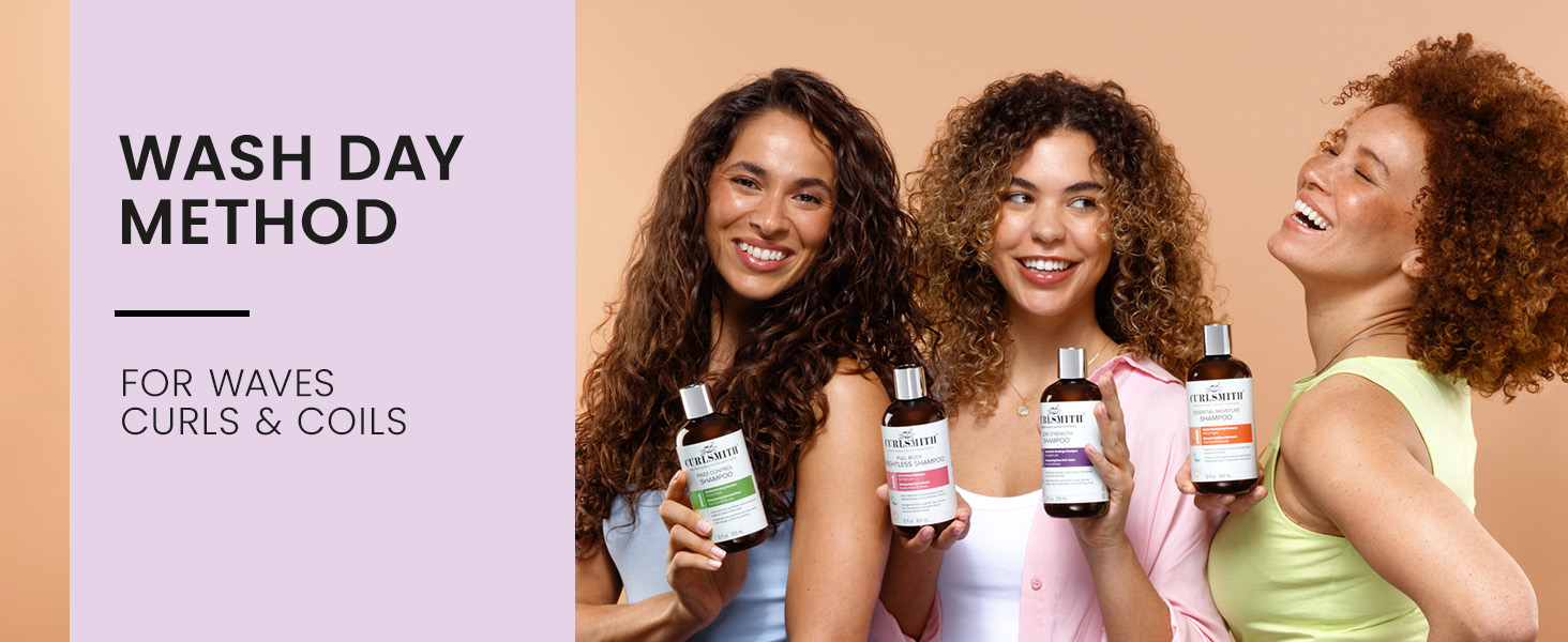 CURLSMITH Multi-Tasking 3-in-1 Curl Conditioner, Use as a Protein-Rich Rinse Out, Leave In or Deep Conditioner, For All Curl Types, Vegan & Cruelty-free