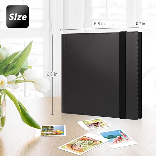 Miniatura 6 de Álbumes de fotos de 192 bolsillos para cámara instantánea Polaroid Go y Polaroid Go Flim, álbum de fotos para Polaroid Go Pictures (rosa)