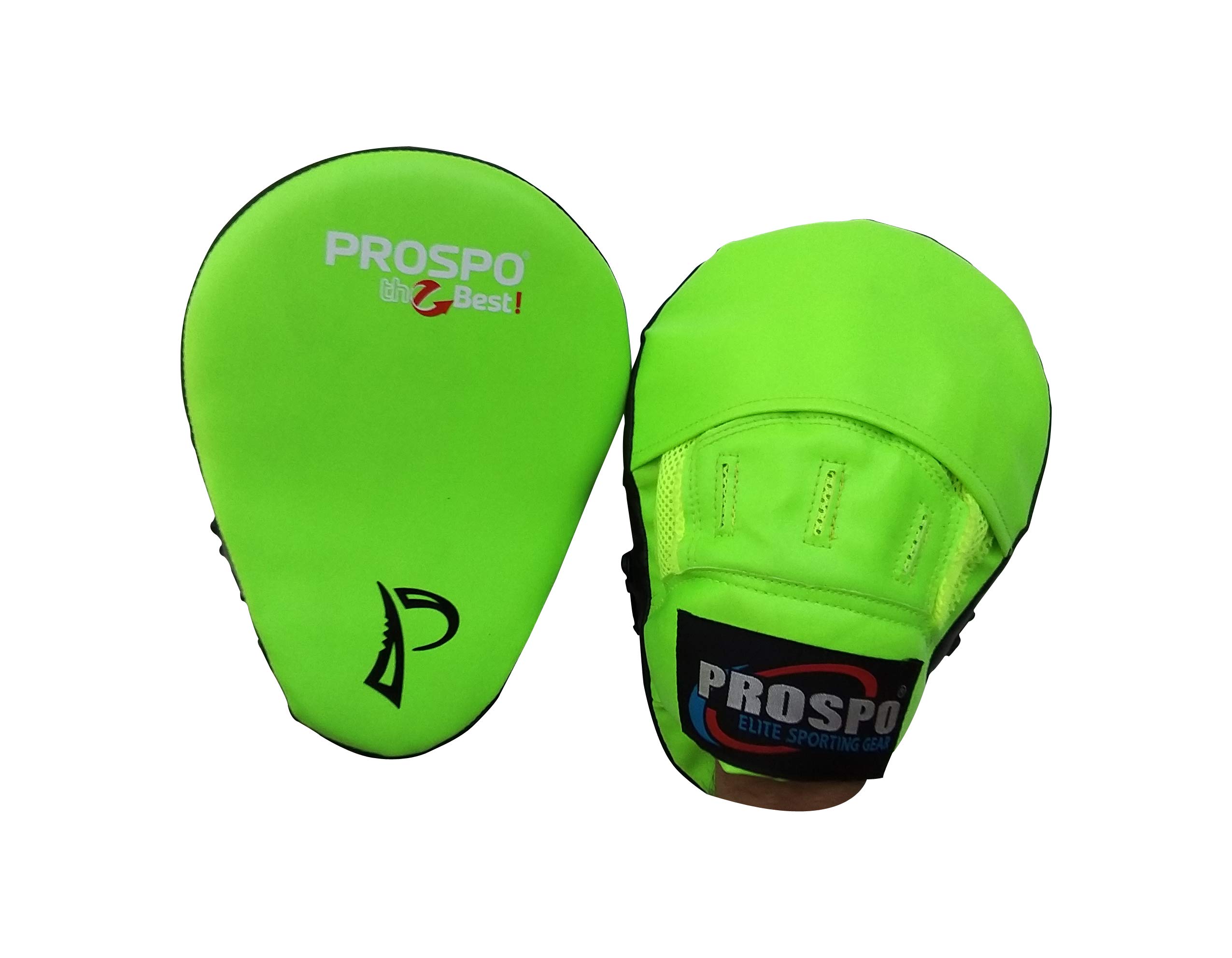 Prospo Focus Pad Curved, Focus Pad, Focus Pad Boxing, Focus Pad Kickboxing, Focus Pad MMA, Boxing Pad for Punching, Punch Mitts Curved PU, Target Pad Karate Pu (Neon-Black) Pair (B07XLD48H6) Amazon Price History, Amazon Price Tracker