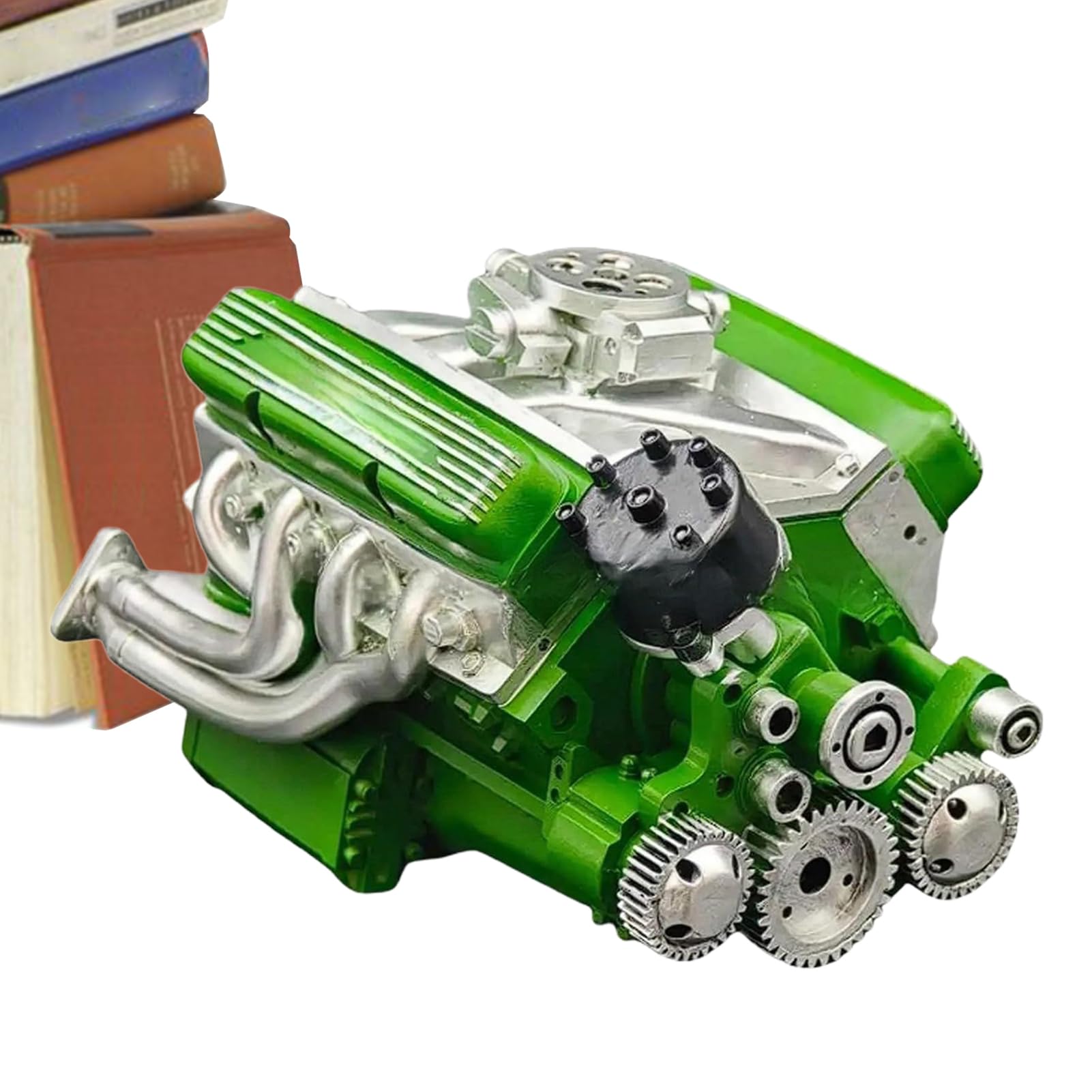 Kit Moteur V8 Métallique à Monter – Maquette éducative Pour Ados Et Adultes – Modèle Mécanique Précis – Idée Cadeau Pour Passionnés D’auto Et Ingénierie