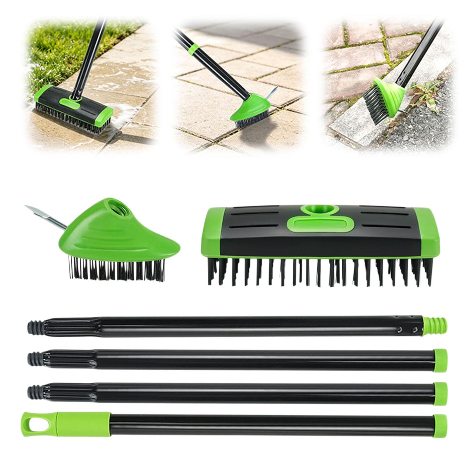 Brosse à Désherber Polyvalent Manuel Multi-Surfaces