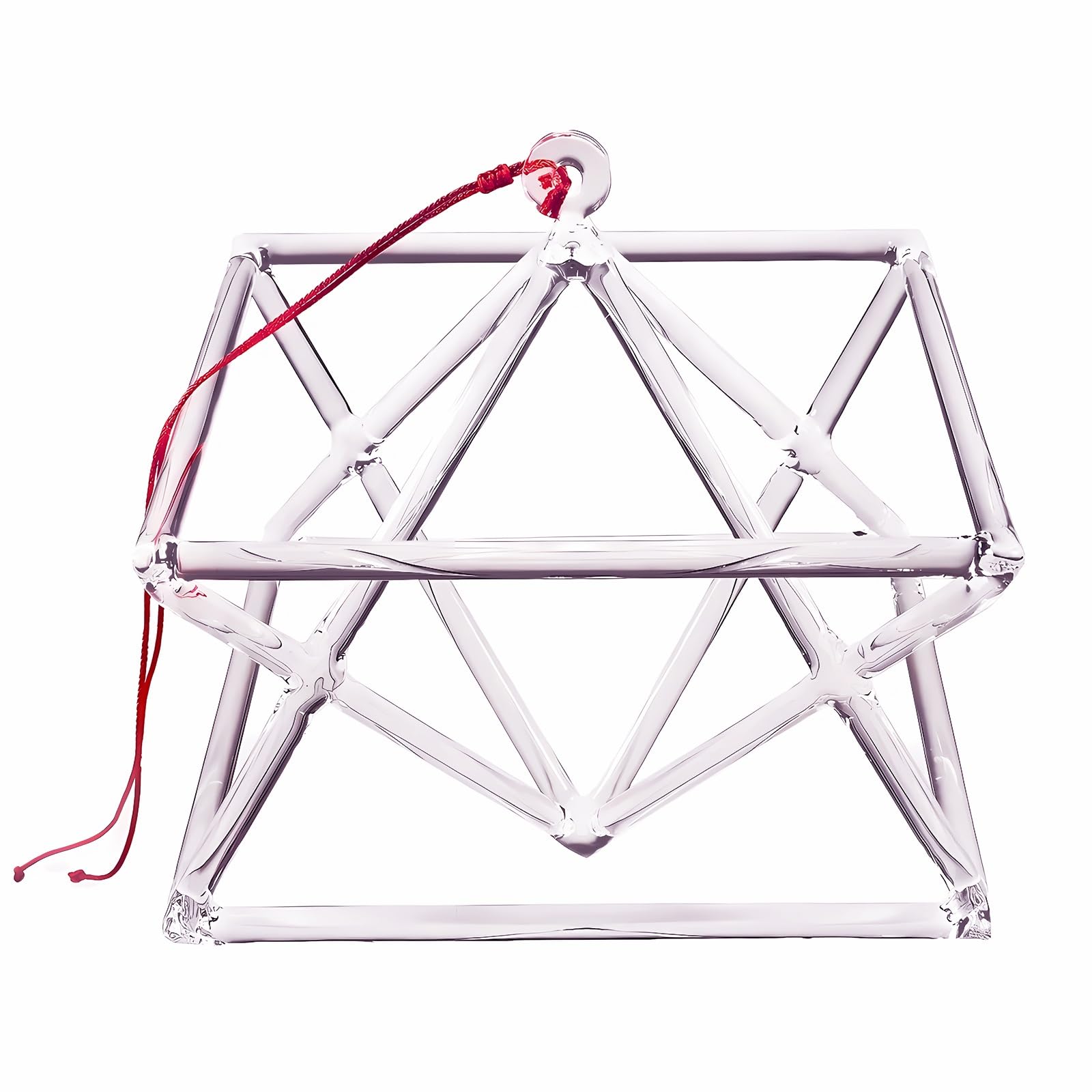Piramide sonora in cristallo di quarzo, strumento musicale perfetto per la guarigione dei chakra, con due tipi di battente per ciotola sonora in cristallo, regalo per terapia del suono, meditazione e