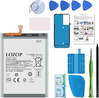 for A15 5G Battery Replacement Kits for Samsung Galaxy A15 5G SM-A156U/U1/N/B/W and Other All A156 Models with Repair Tools Kit and User Manual