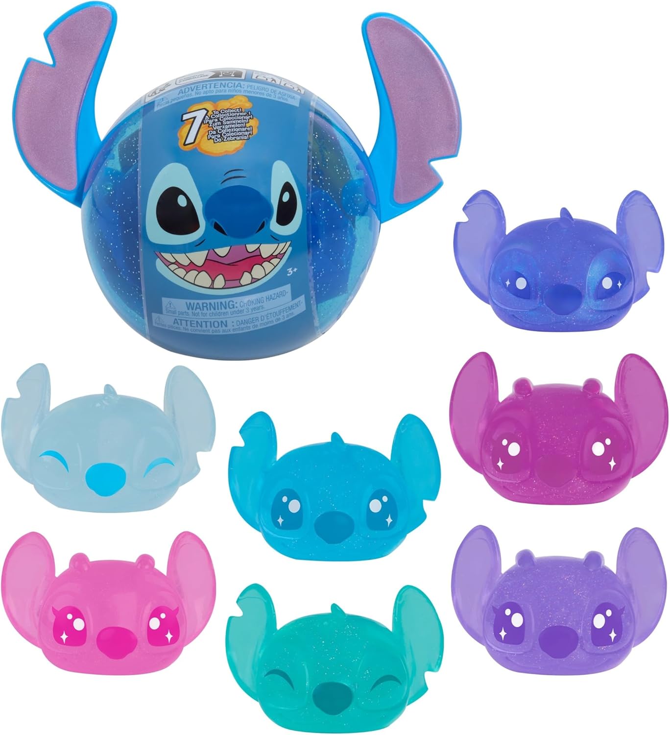 Disney Stitch Collectible Figures Blind Capsule, 5 cm Figures, Toy for Fans & Children from 3 Years by Just Play