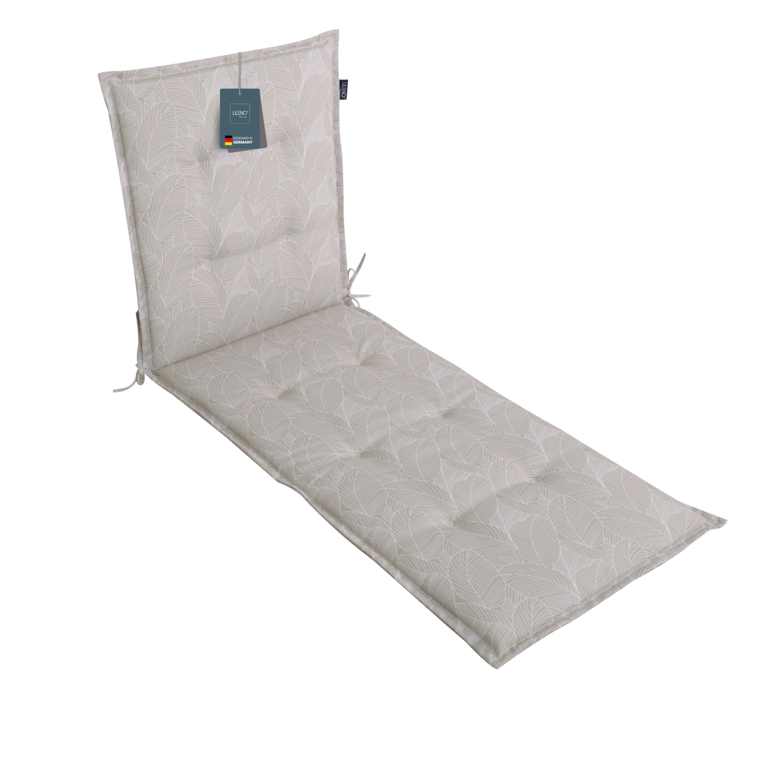 LILENO HOME Auflage für Sonnenliegen, Gartenliegen und Strandliegen (188x60x5cm)