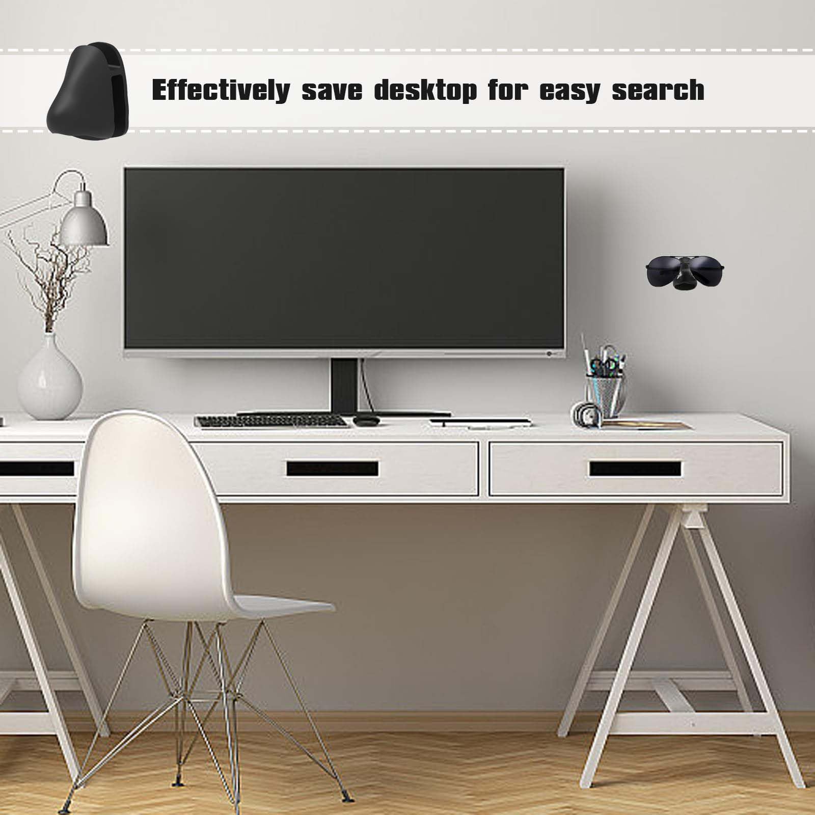 GmeDhc 2 Pezzi Porta Occhiali Da Parete, Porta Occhiali Da Sole In Acrilico, Organizer Occhiali, Espositore Occhiali, Contiene 7 Paia Di Occhiali, Decorazione Per La Casa - Foto 11