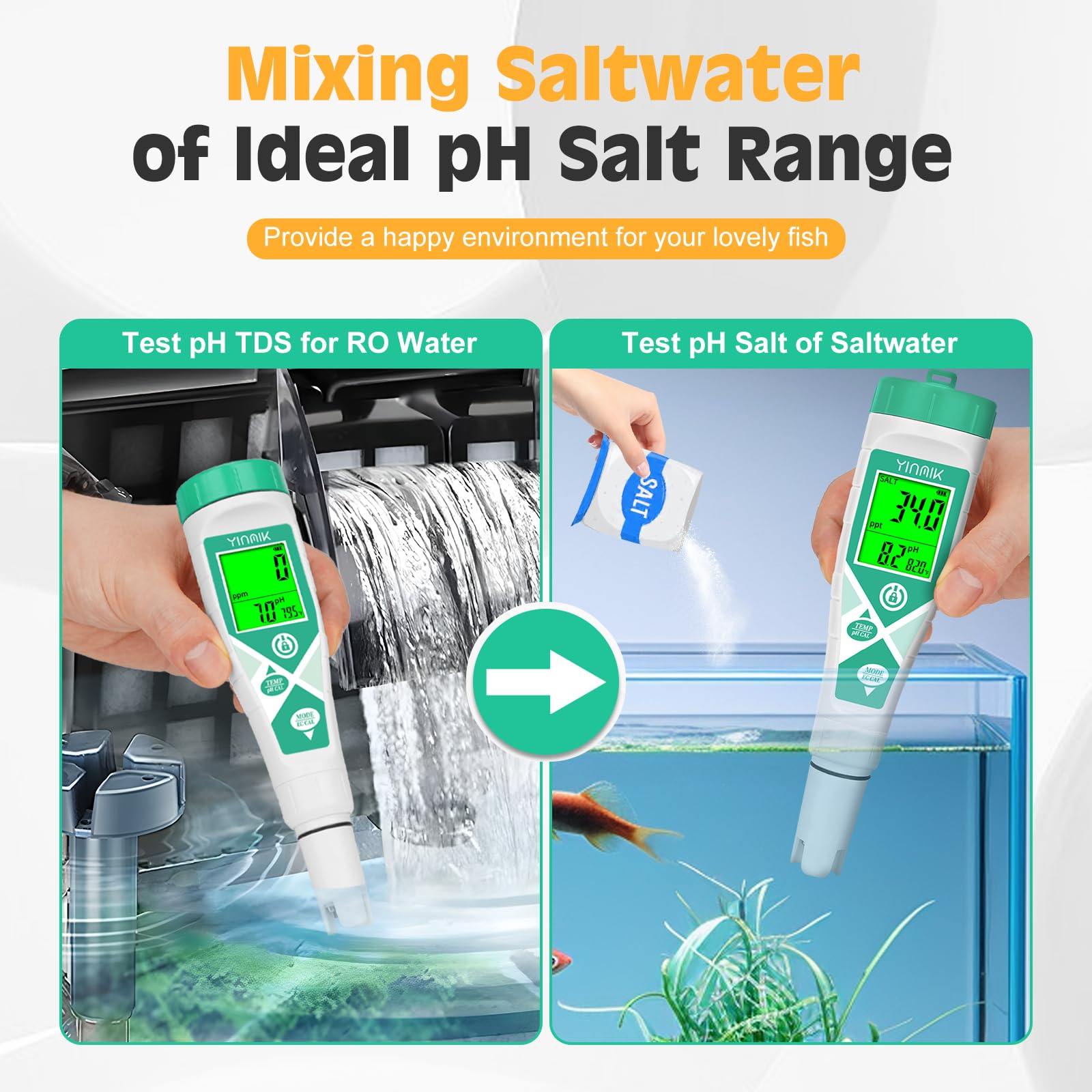 Picture of Snapklik.com : Salt pH Tester For Reef Tank, Saltwater Aquarium ...