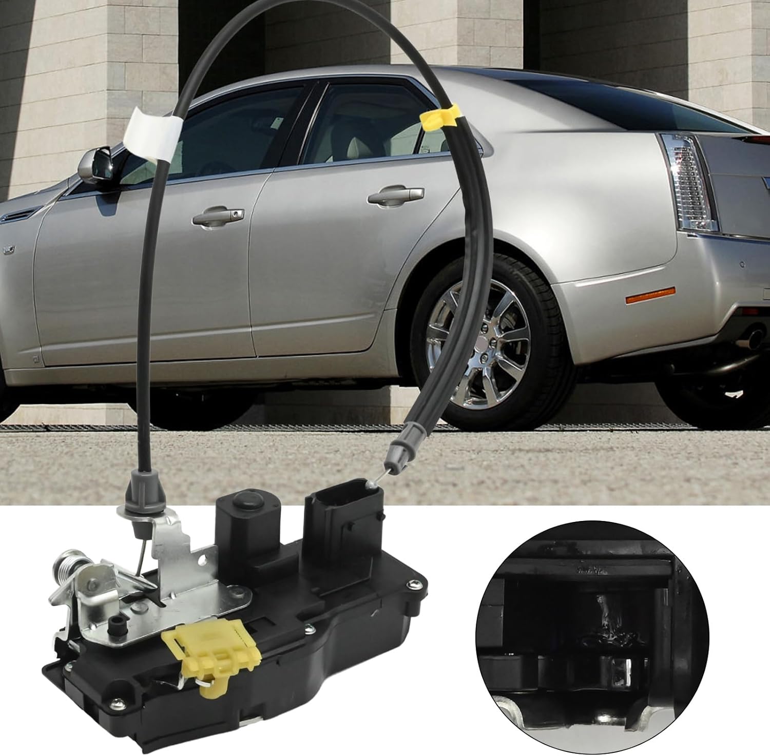 22922943 Driver Side Door Lock Latch Actuator, Replacement for Cadillac CTS Base 2008 2009 2010 2011 2012 2013 2014