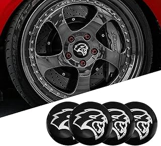 3D Car Wheel Hub Cover (4 Pieces)