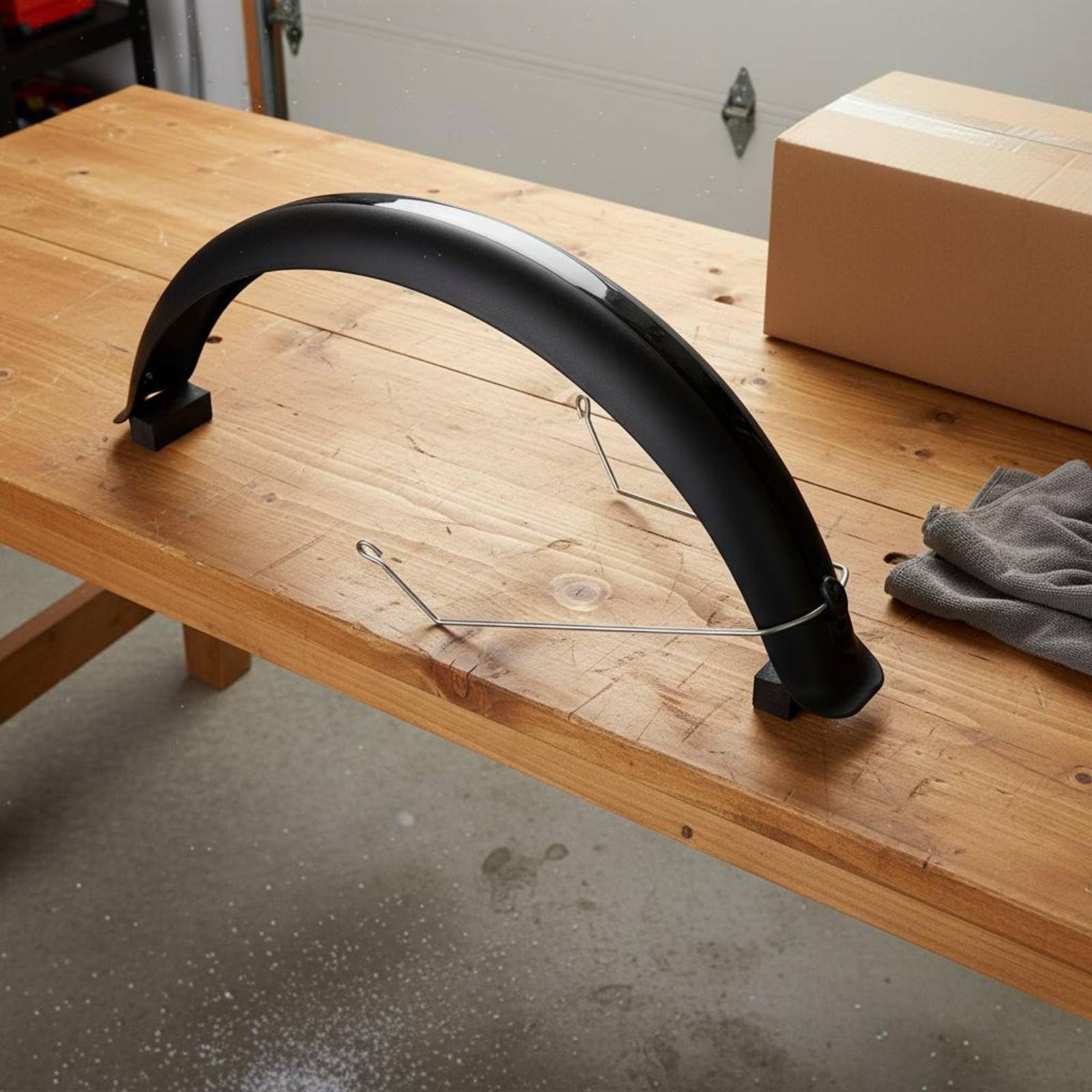 Harilla Garde-Boue Vélo Pare-Boue Set Complet Déflecteur Avant Arrière Sécurité Matériau Léger Montage Stable Adapté aux Vélos Enfants Sentiers Boueux Déplacements Quotidiens, Garde-Boue Arrière
