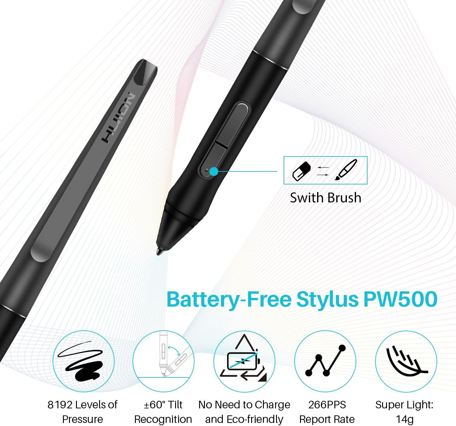Flash Deals - 70% OFF HUION Inspiroy WH1409 V2 Wireless Digital Graphic Drawing Tablet Tilt Function Battery-Free Stylus with 12 Press Keys and 20 Pen Nibs Buy 1 get 1 🔥 HUION Inspiroy WH1409 V2 Wireless Digital Graphic Drawing Tablet Tilt Function Battery-Free Stylus with 12 Press Keys and 20 Pen Nibs