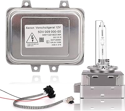 Amazon Com 5dv 009 000 00 Xenon Hid Headlight Ballast Control Unit With Igniter And D1s Bulb Replacement For 2007 2014 2008 Cadillac Escalade 2006 2009 Bmw E60 2008 2014 Town Country Mercedes Automotive