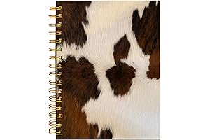 iampanda Cow Print Spiral Journal