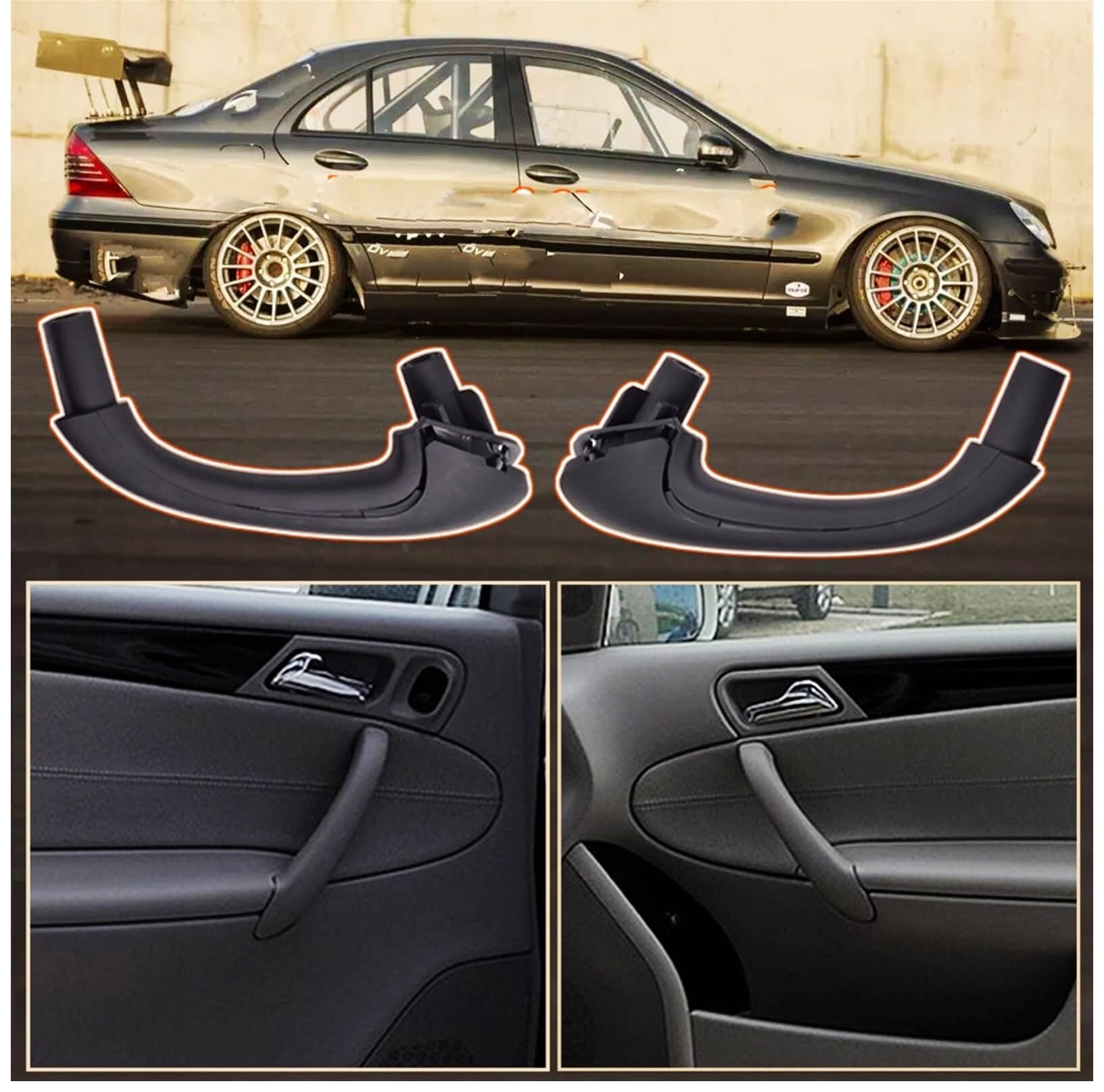 Sostituzione Maniglia Interna Portiera Coperture per maniglie interne delle portiere per Classe C W203 2000-2007