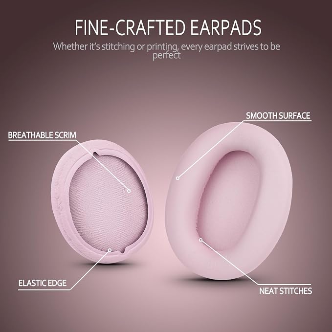 Almohadillas de repuesto para Sony WH-CH720N, color rosa miniatura 2