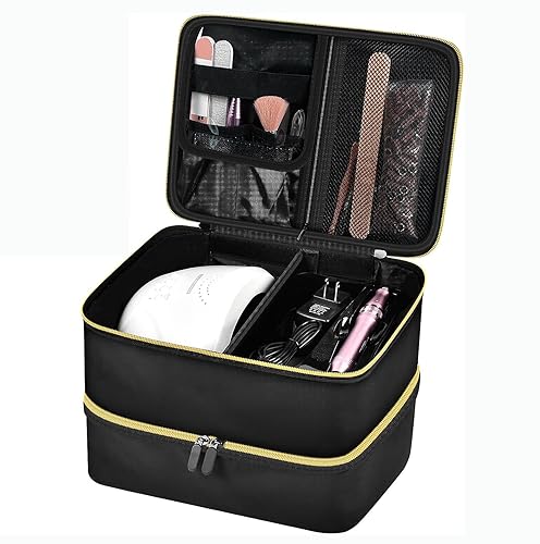 Miniatura 2 de Peciue Bolsa de compresor de aire para inflador Milwaukee M18+organizador de esmalte de uñas y estuche de lámpara de uñas