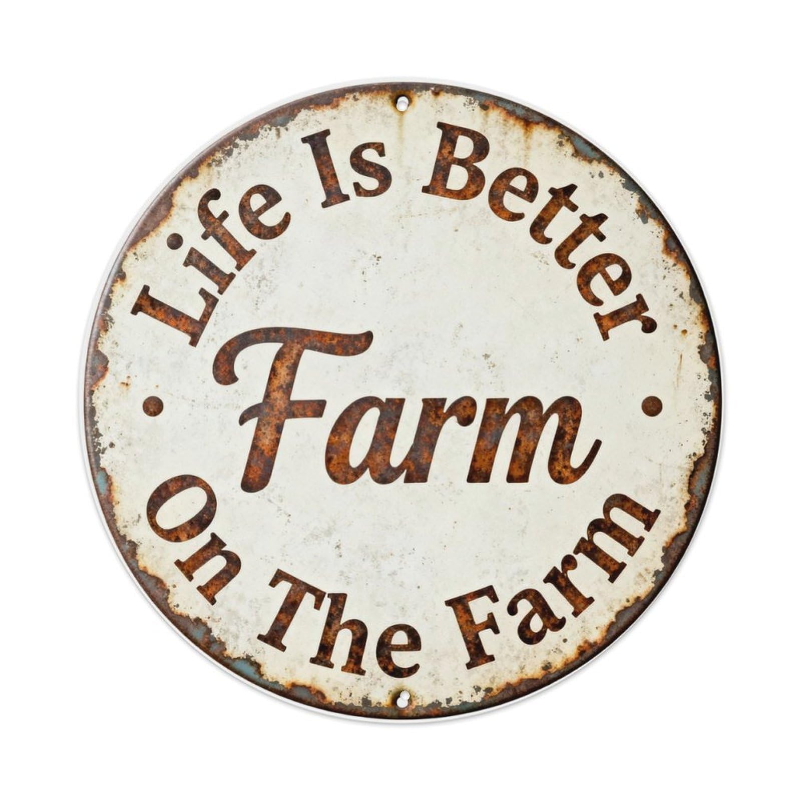 Life Is Better On The Farm Metal Tin Sign Plaque