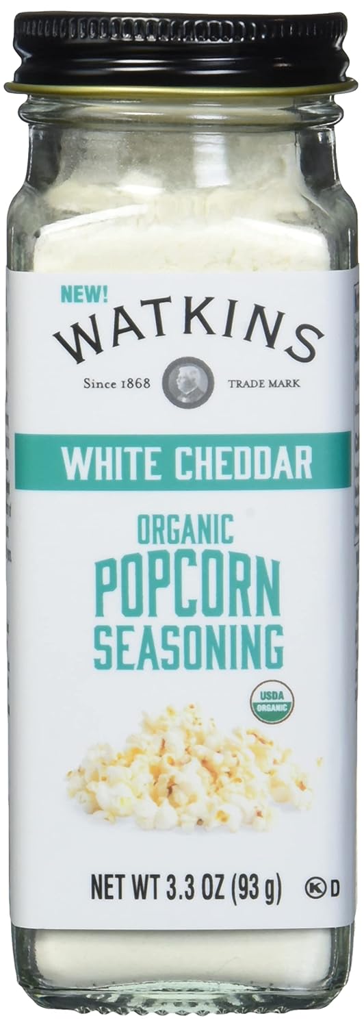 Watkins Popcorn White Chedder, 3.3 Oz (Pack Of 3)