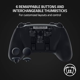 Razer Wolverine V2 Pro Wireless Gaming Controller for PlayStation 5 / PS5, PC: Mecha-Tactile Action Buttons - 8-Way Microswitch D-Pad - HyperTrigger - 6 Remappable Buttons - Chroma RGB - Black