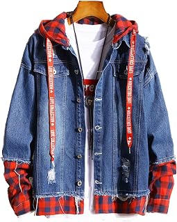 Amazon.co.uk: Hooded Denim Jacket
