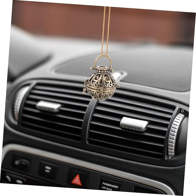 Difusor de aromas para auto Ipetboom de latón dorado miniatura 8