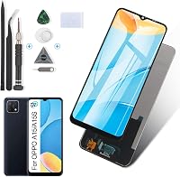 RongZy Oppo A15/A15s LCD Kijelző és Érintőképernyő Csere Szett 6,52 Hüvelykes Fekete Szerelő Eszközökkel CPH2185 CPH2179 Modellekhez 1