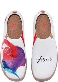 UIN Damen Kunstgemalte Reiseschuhe Slipper Casual Knit Loafers Leichter Komfort Mode Sneaker Toledo Ⅰ