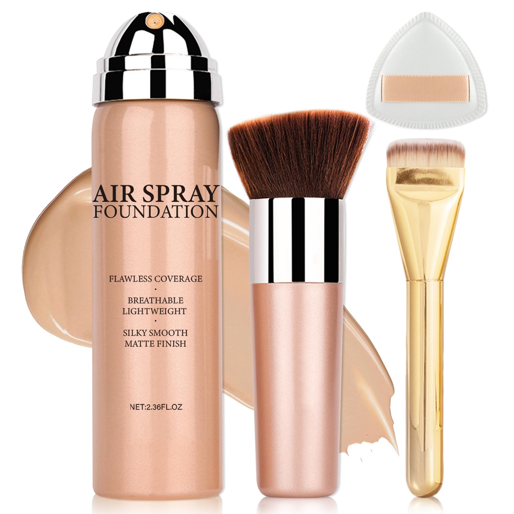 AIUEO Magic Minerals Airbrush Foundation Makeup-06 Light Medium 06# Light Medium