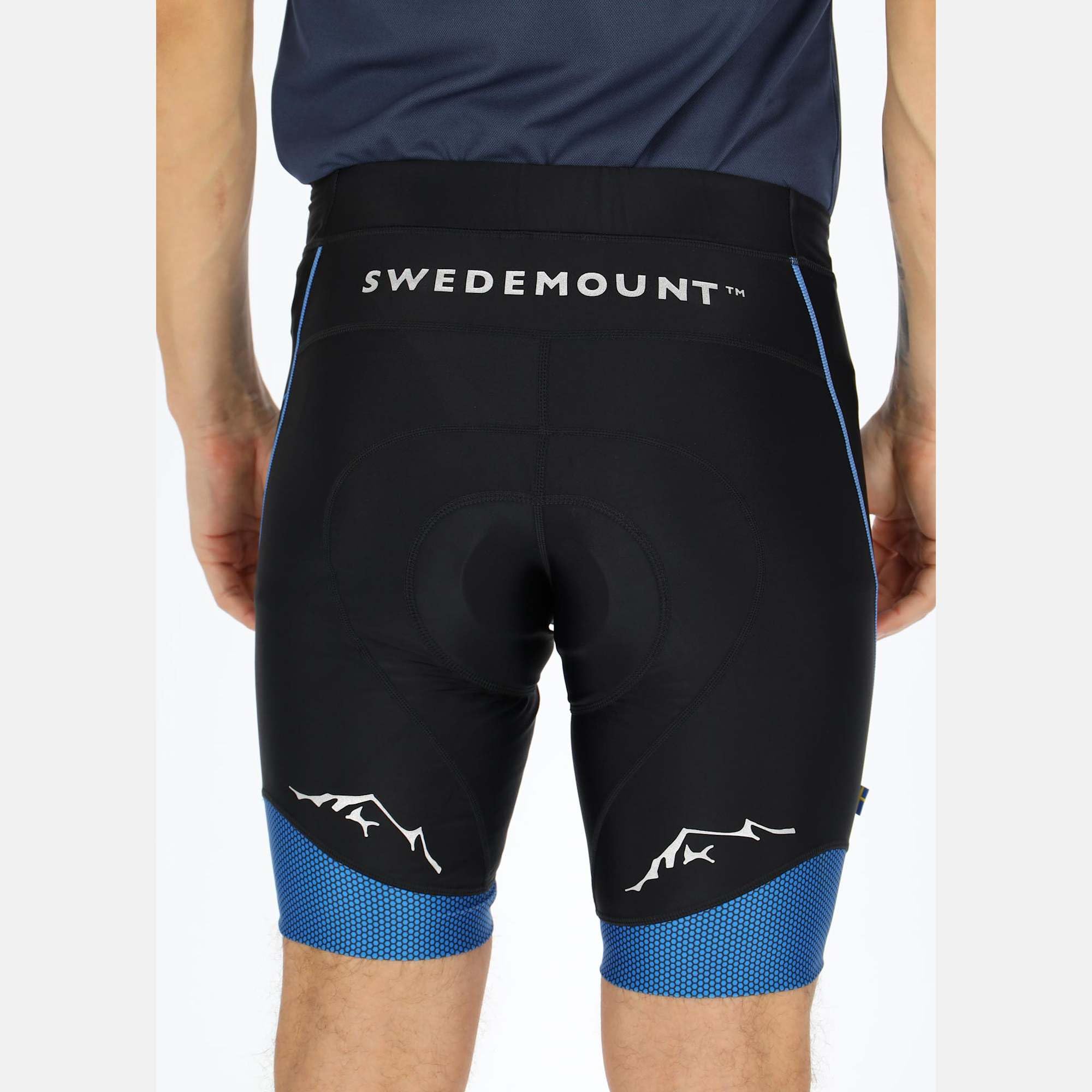 Swedemount Giro Spodenki Rowerowe Męskie Rajstopy Rowerowe z Wyściełanym Siedziskiem