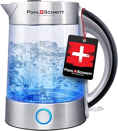 Pohl Schmitt 1.7L Electric Kettle with Upgraded Stainless Steel Filter