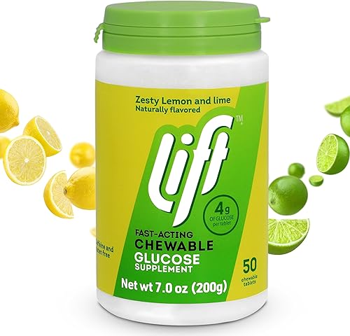 Vista 71 de Lift Glucosa, tabletas energéticas masticables de glucosa de acción rápida, limón y lima, tubo de 10 unidades (paquete de 12)