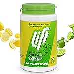 Lift Glucose | Fast-Acting Glucose Chewable Energy Tablets | Lemon & Lime | 50 ct Jar (Pack of 1)