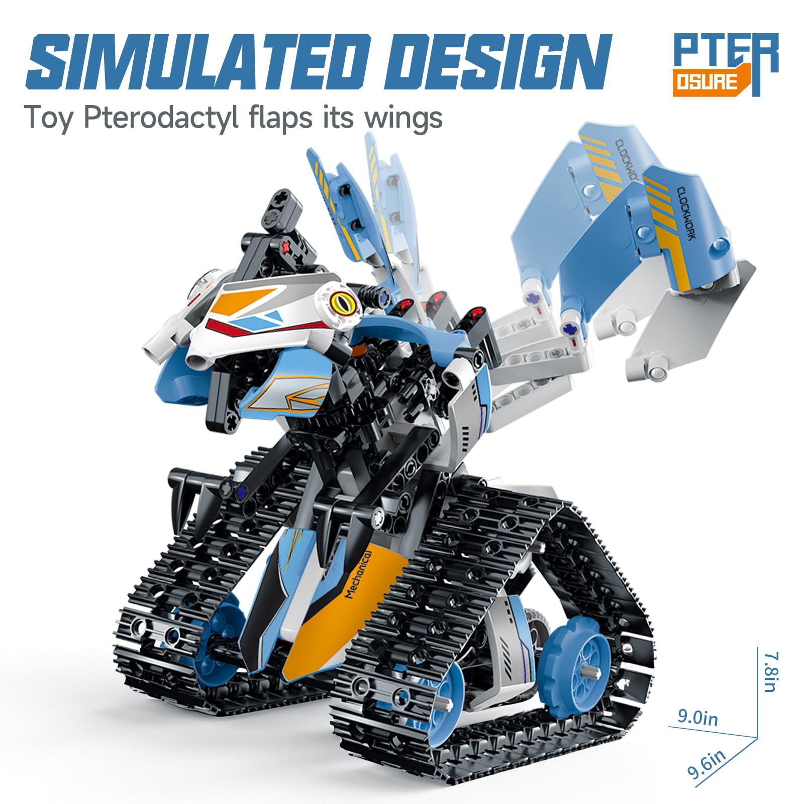 Robot Toys for Kids Ages 8-14, Remote & App-Controlled 3 in 1 STEM Robotics Set for Kids, Creative Birthday for Boys Girls Aged 8 9 10 11 12+ (695 Pieces)