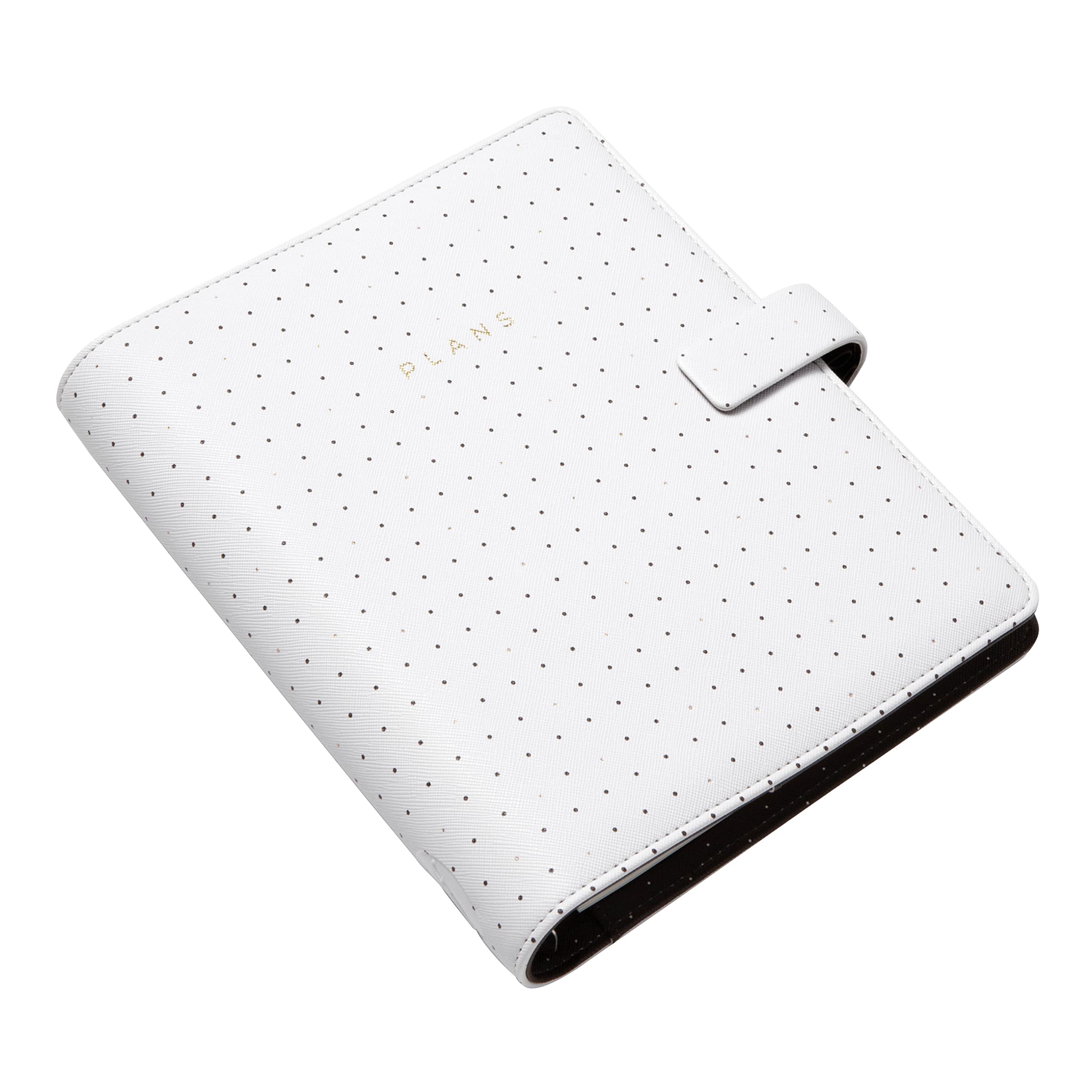 Filofax Moonlight Organizer, formato A5, bianco – sei anelli, agenda settimanale multilingue, calendario 2023 (C022652-23)