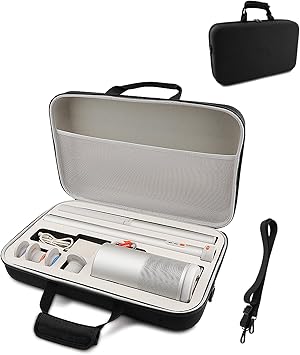 Carrying Case for MoGo 4 Projector, Waterproof & Shockproof Hard Travel Bag with Shoulder Strap & Handle, MoGo 4 Protective case for Projector, Charger, Stand and Accessories