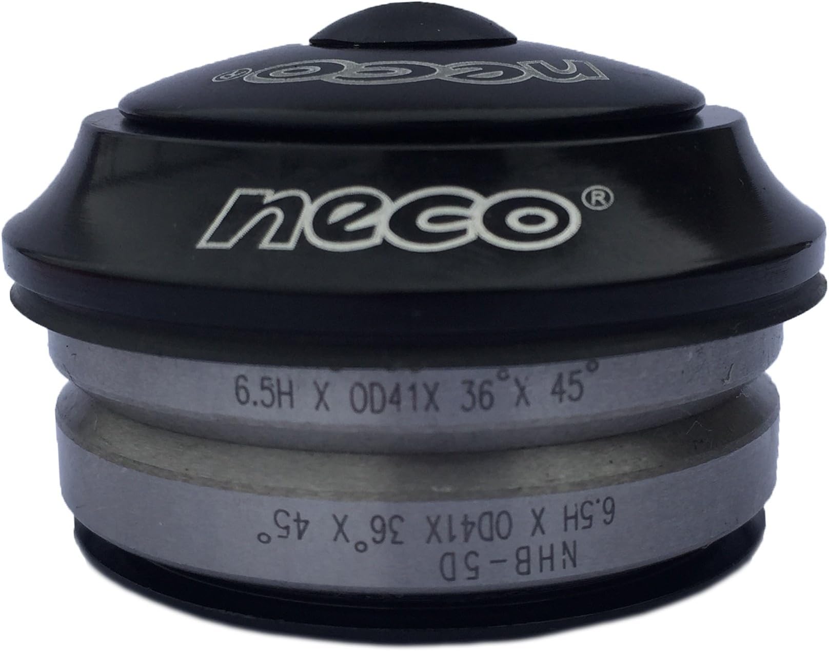 NECO H23 Black 1-1/8" Full-integrated 41mm 41.2mm Threadless Bike Bicycle Headset