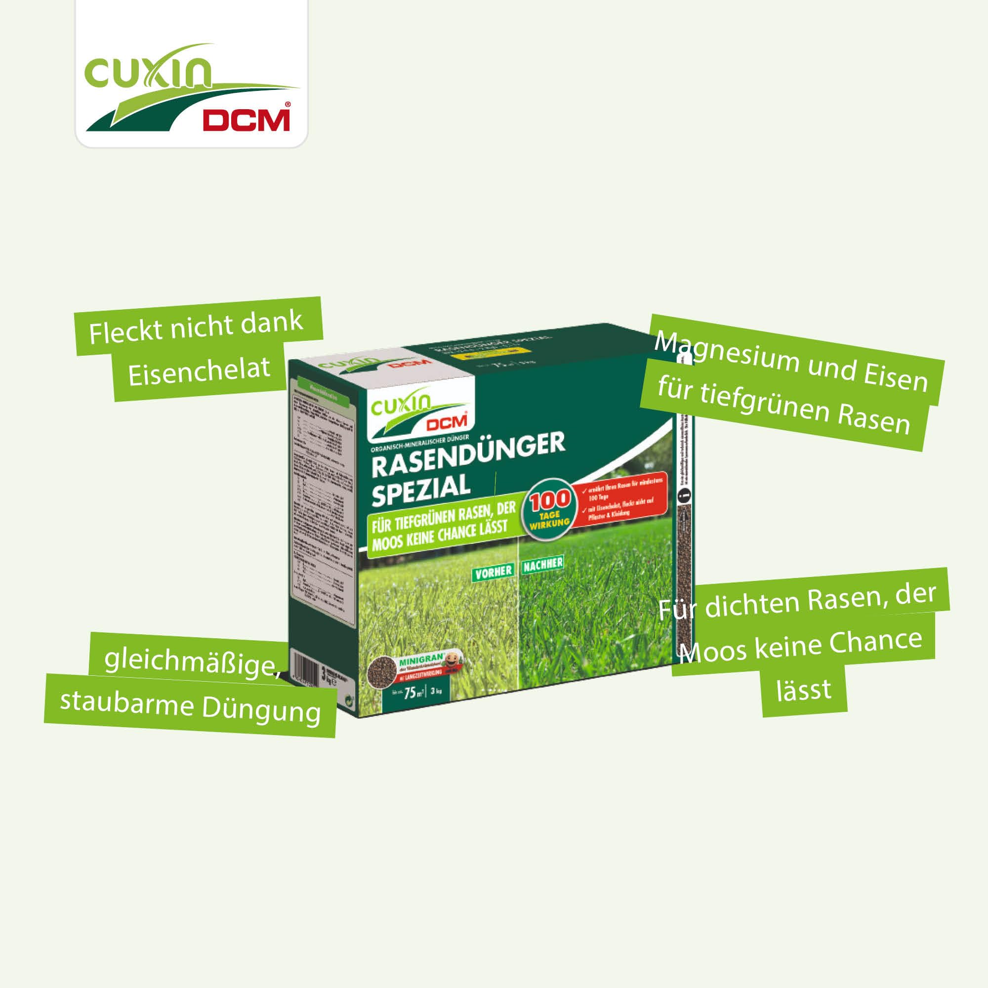 cuxin – DCM Césped abono especial minigran 3 kg