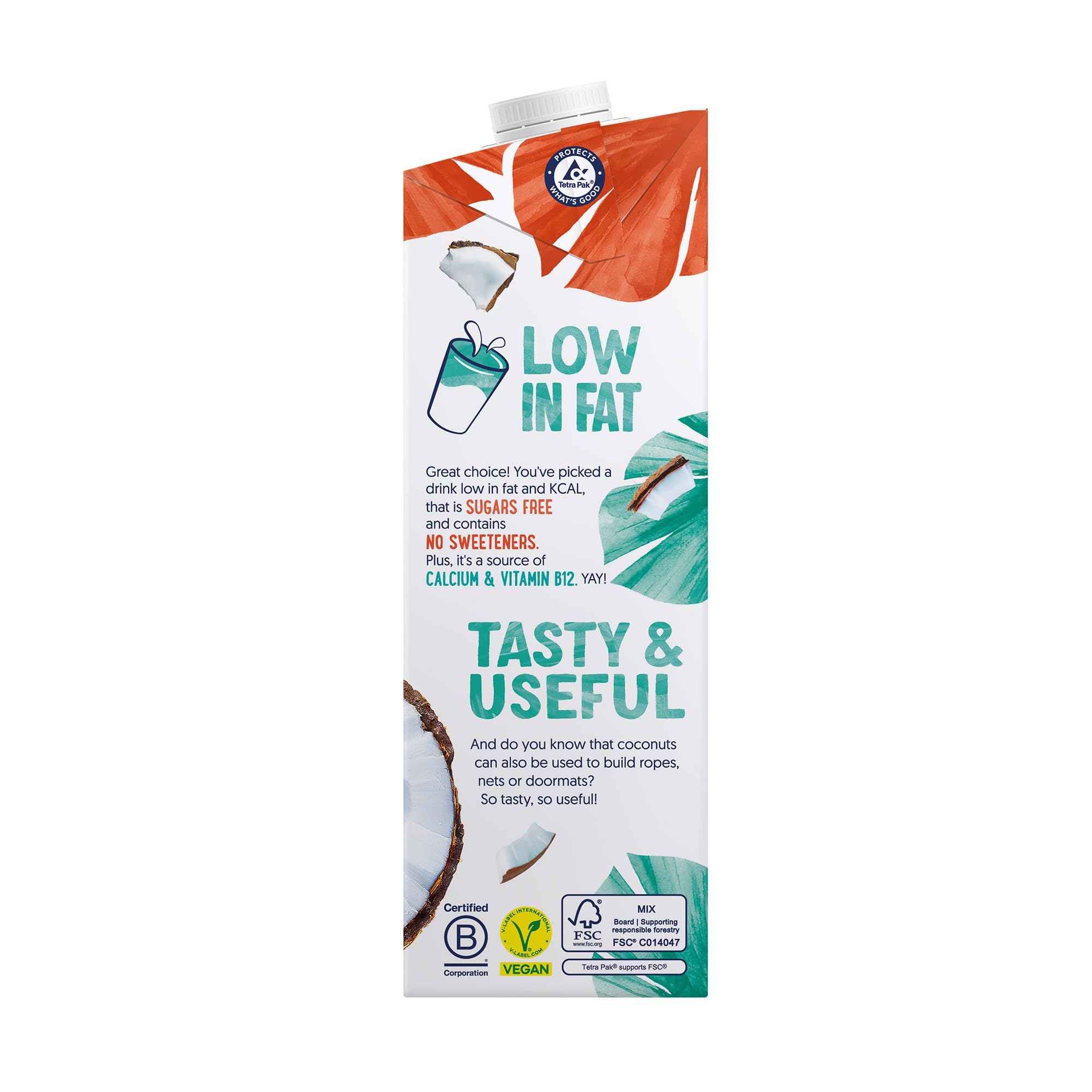 Alpro Bebida Vegetal de Coco sin Azúcar 1L