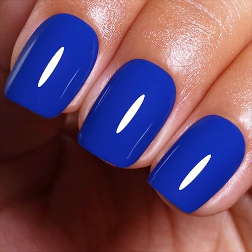 Ozzeal Gel Polish, 0.5 Fl Oz Electric Blue Nail Gel
