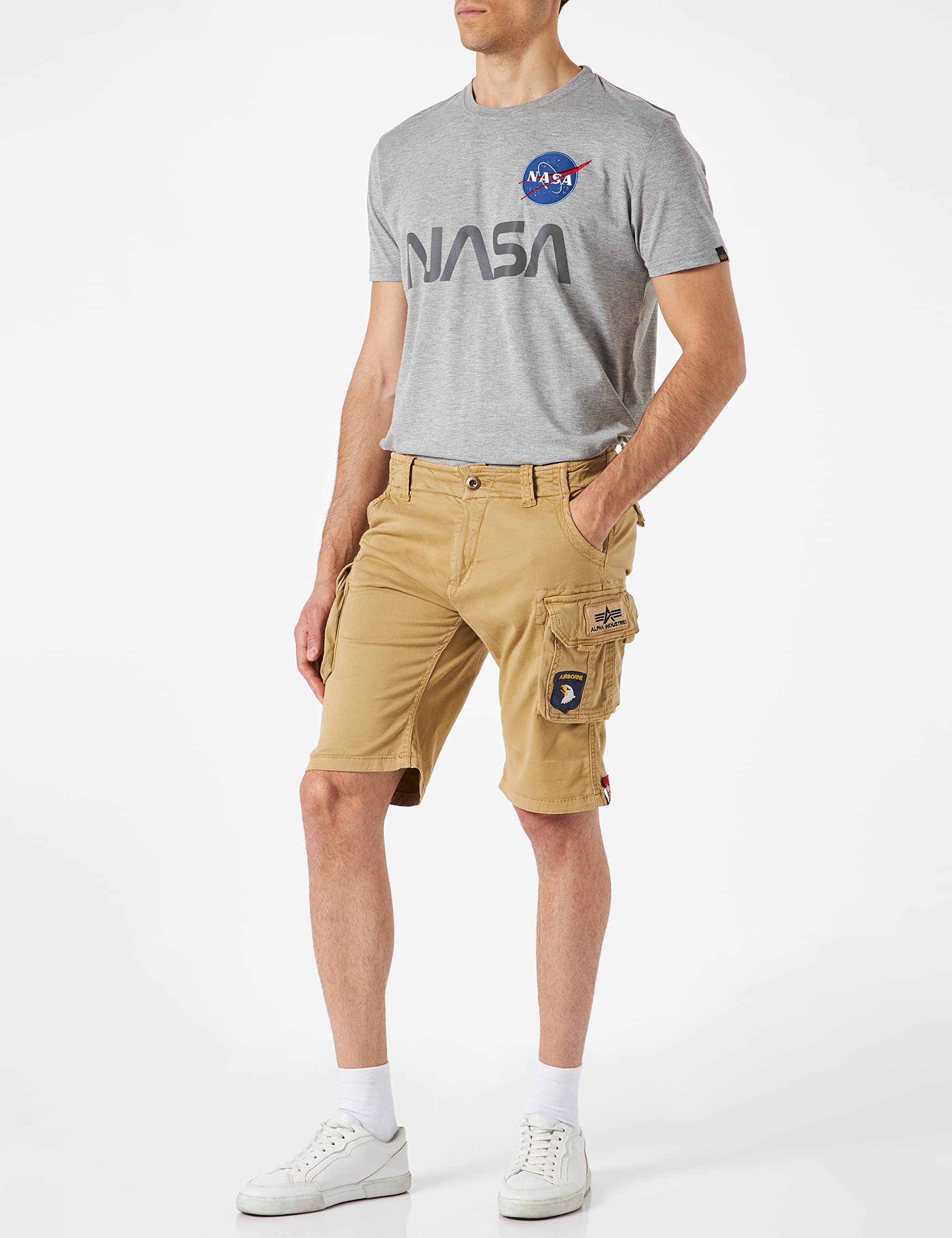 ALPHA INDUSTRIES Krótki załoga - Shorty Mężczyźni