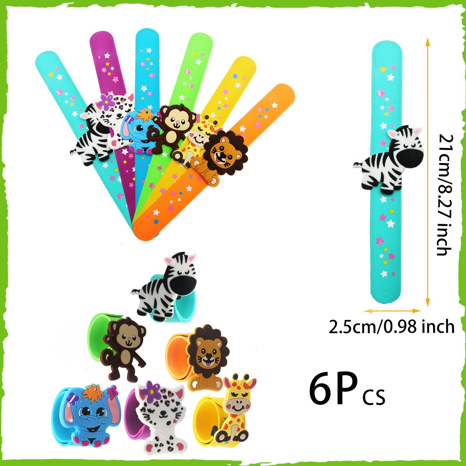 6 Braccialetti Fioriti Per Bambine – Gioielli Colorati, Regalini Per Feste, Pensierini, Materiali Sicuri E Durevoli